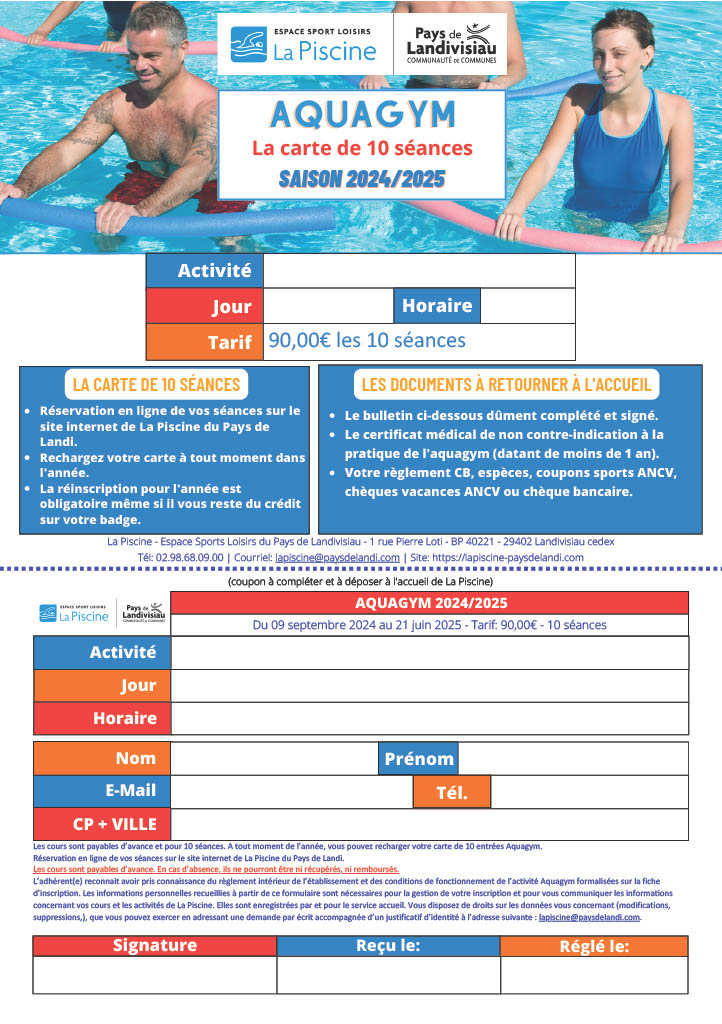 CCPL - Aquagym - 2024-2025