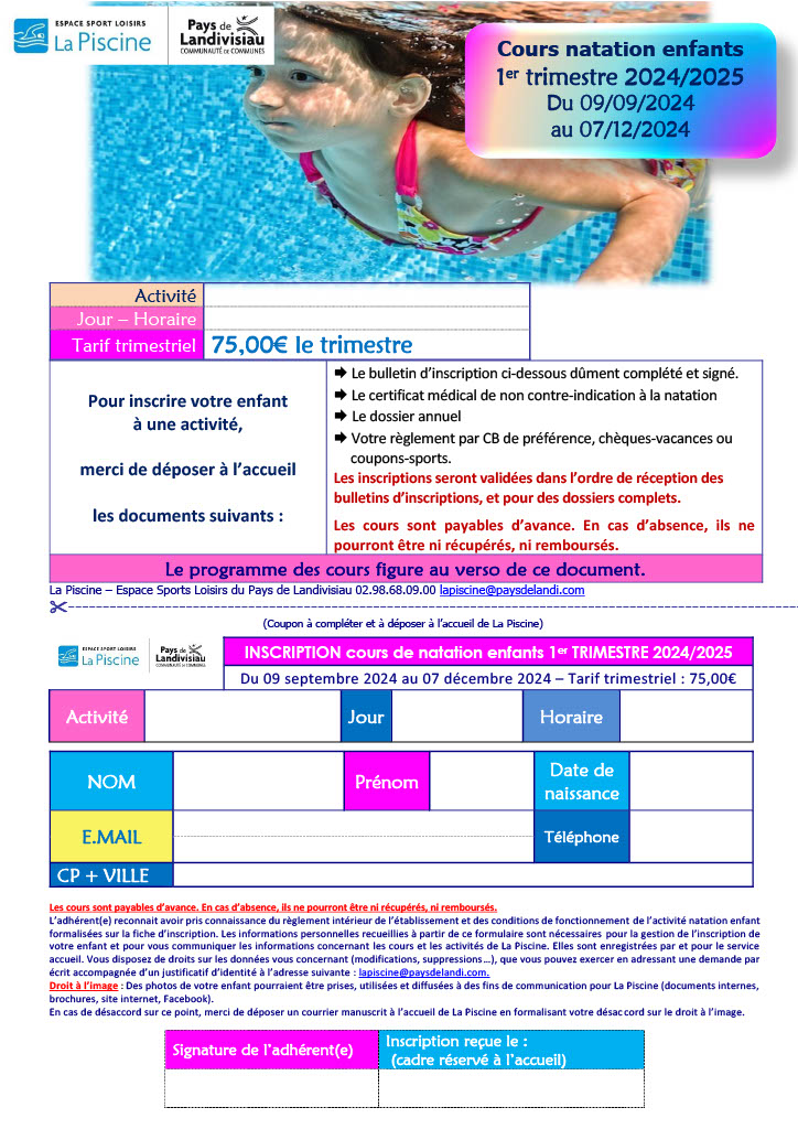 CCPL - Cours enfants - 2024-2025